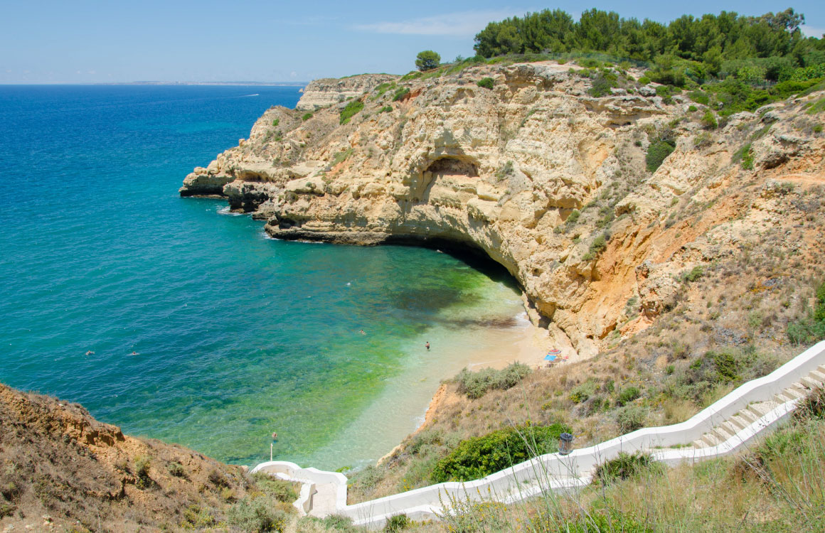praia-do-paraiso-carvoeiro-algarve-beach-plage
