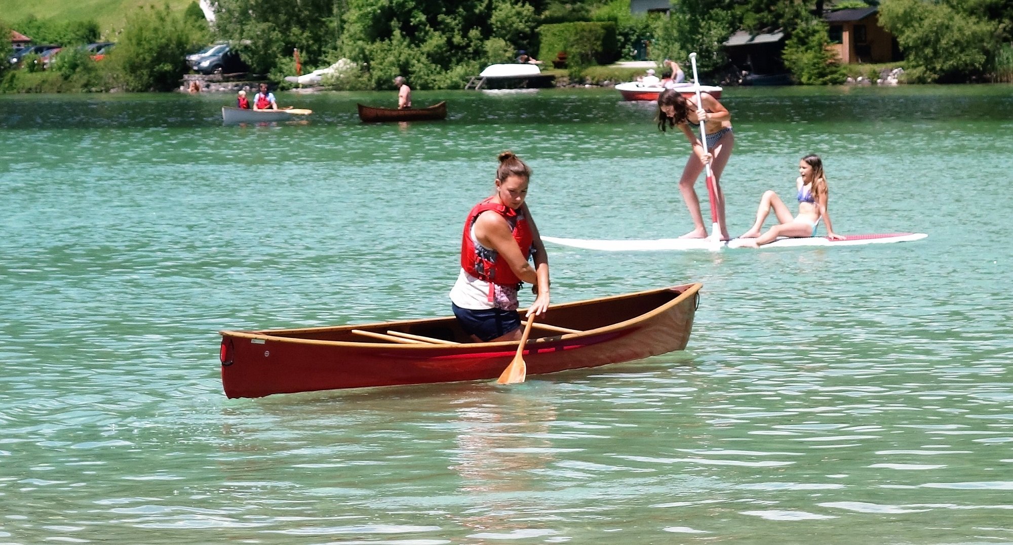 Paddeln mit Freunden - Erlaufsee