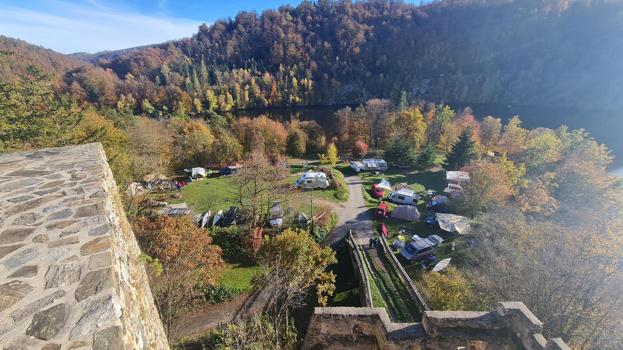 Abpaddeln mit KanuKanu Dobra Stausee