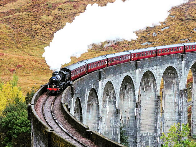 スコットランド　グレンフィナン陸橋