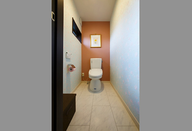 使いやすさと掃除のしやすさを考えたトイレ