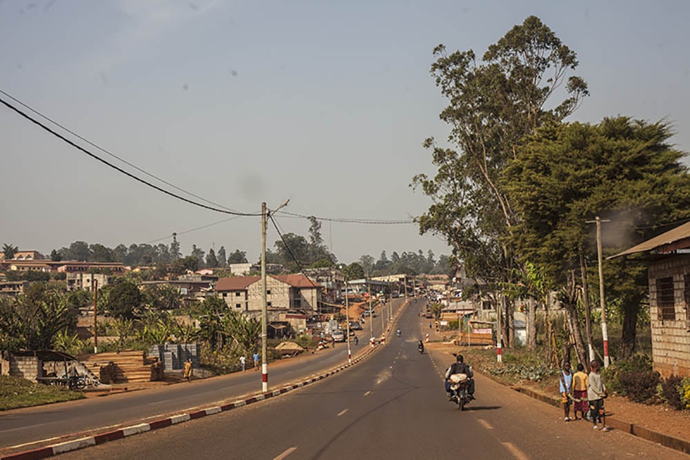 Bandjoun, une artere de la ville