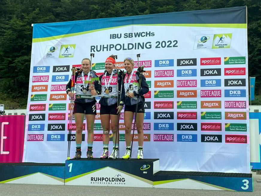 Juniorinnen GOLD für Selina Grotian bei den SUMMER BIATHLON WORLD CHAMPIONSHIP 2022