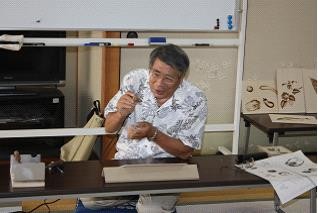 はんだこて焼き絵教室　講師　　大塚　誠一氏