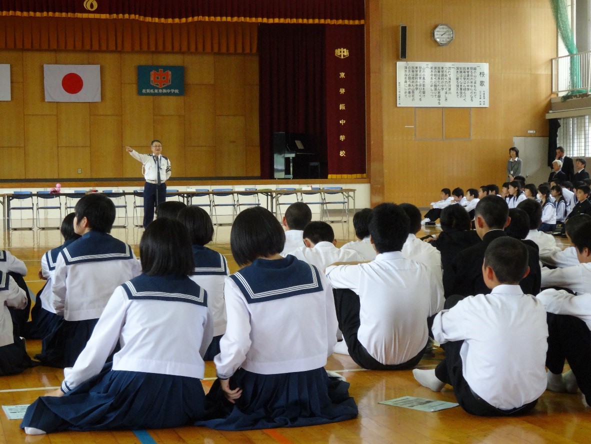 神埼警察署　石橋交通課長の講話