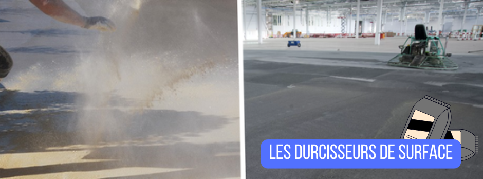 La mise en place d'un durcisseur de surface