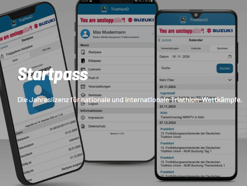 Aktuelle Information zum DTU-Startpass