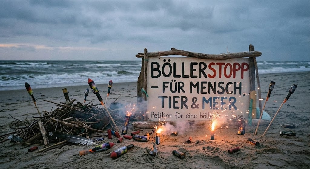 Borkumerin startet Petition für Böllerverbot auf der Insel
