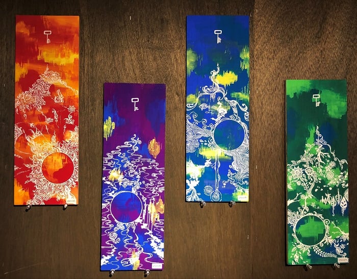 独特な自然観の表現。素敵ですちゃ