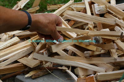 Holz für das Feuer