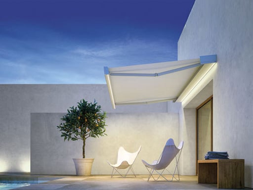 Sonnenschutz durch Markisen