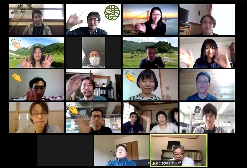 まぢラボ・オンラインセミナー「これからの住民自治を考える」（2020.5.31＠オンライン） withコロナ社会に対応し、オンラインでのセミナーを初開催。