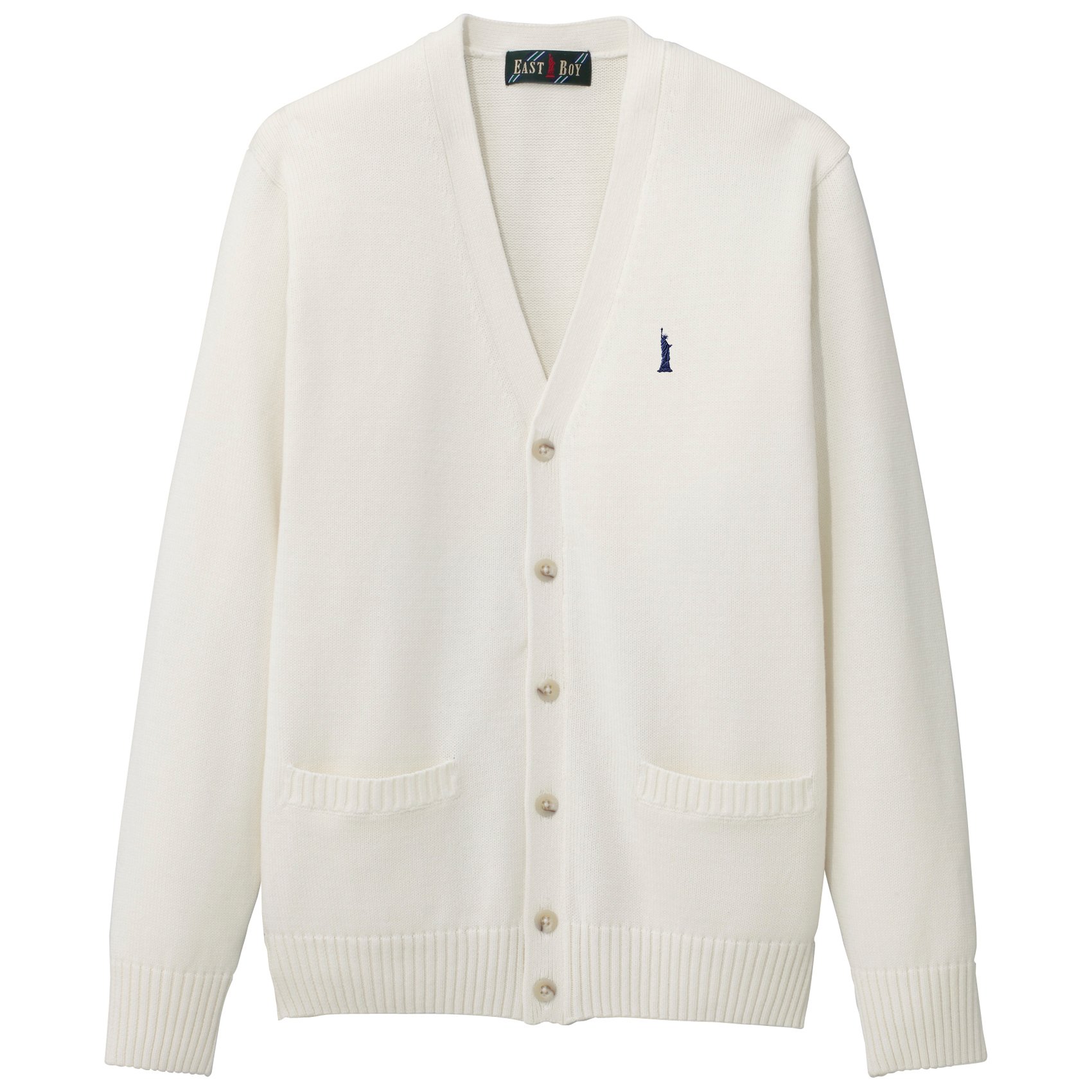 オフホワイト × ネイビー