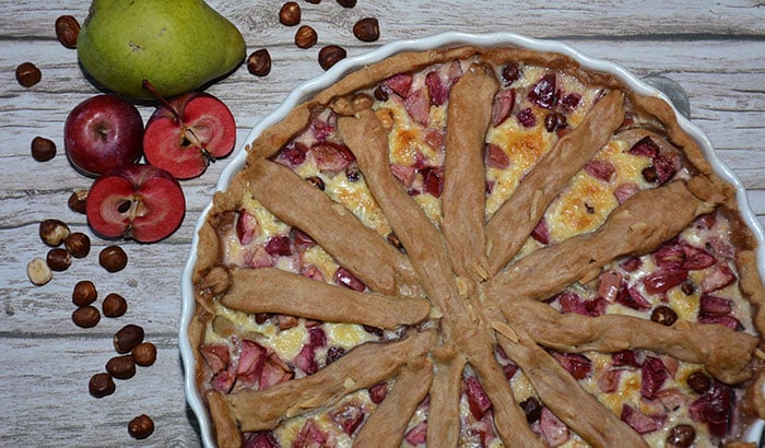 Birnen-Apfel-Tarte