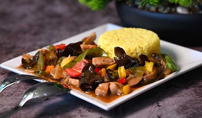 Asiatisches Gemüse-Hähnchen