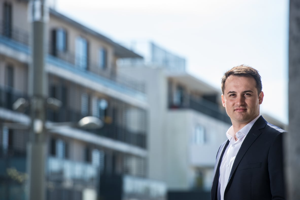 Mérignac (33) Thomas Dovichi, candidat aux élèctions municipales 2020  - Municipal election