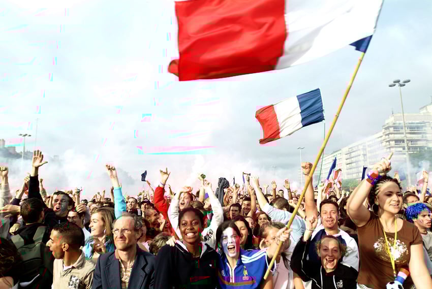 Retransmission sportive France football  - Sport event (2005)