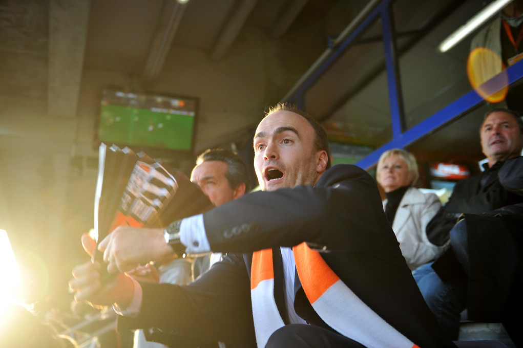 Loïc Féry, président du FC Lorient Bretagne Sud - President of Lorient soccer team / Le Point (2010)