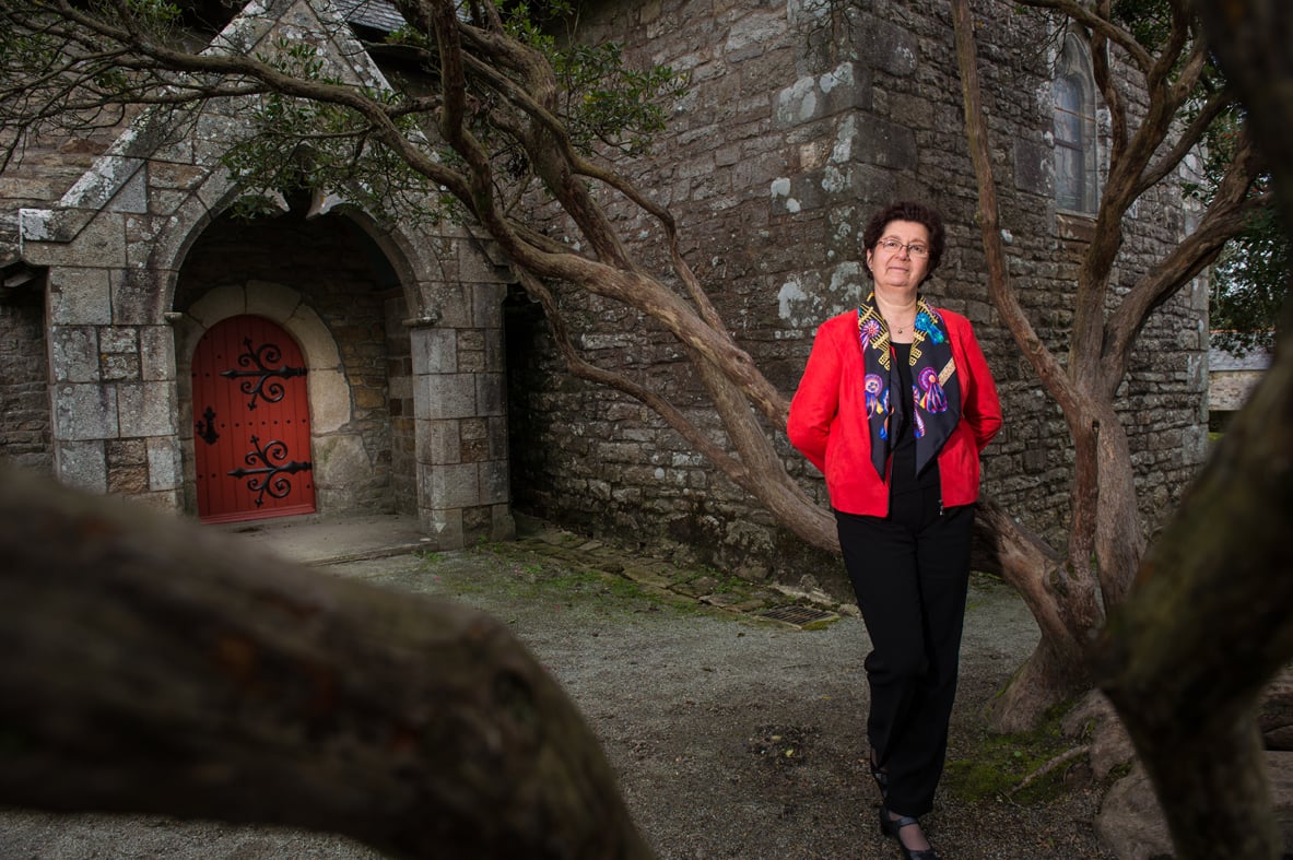 Sautron (44) Marie-Cécile Gessant, candidate aux élections municipales 2014 - Municipal election