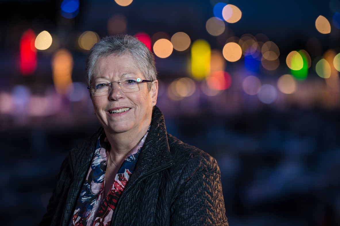 Royan (17) Régine Joly, candidate aux élections municipales 2014 - Municipal election