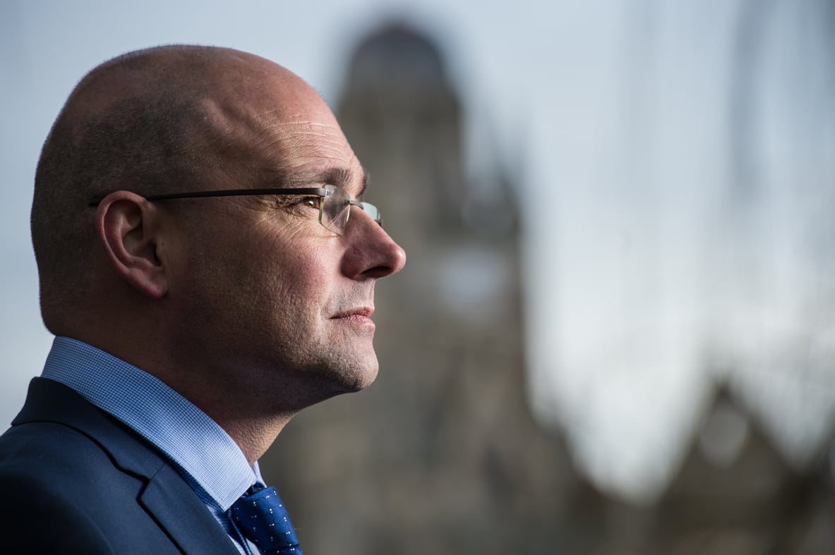 Saintes (17) Pierre Dietz, candidat aux élections municipales 2020 - Municipal election