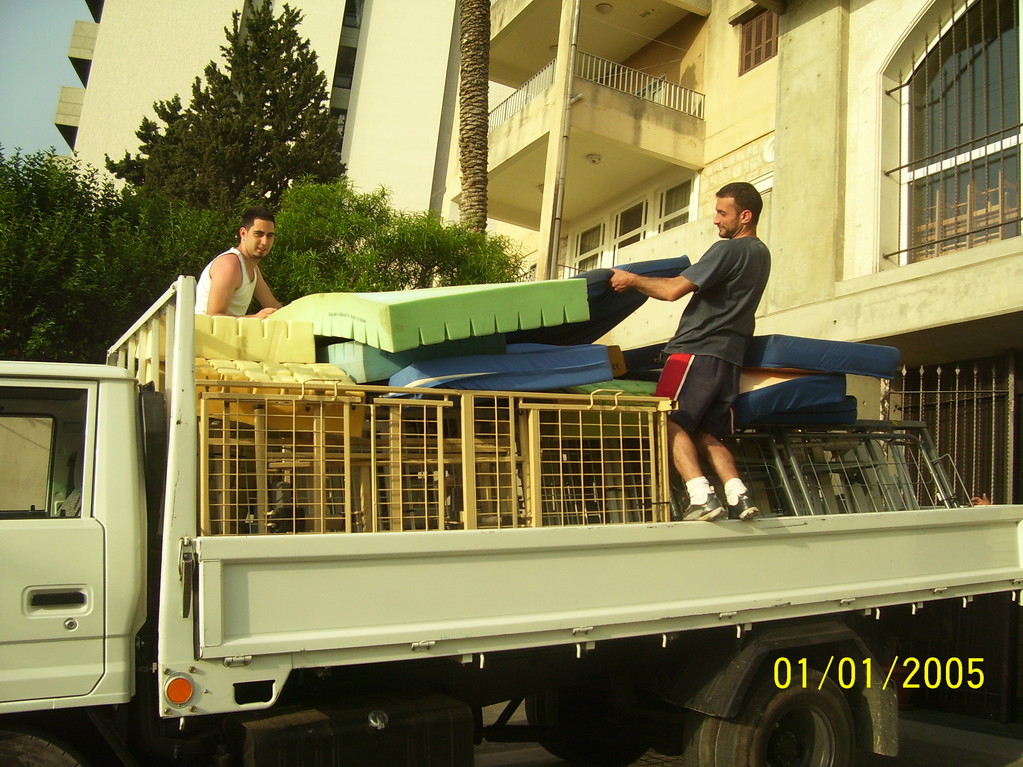 En camionette blanche