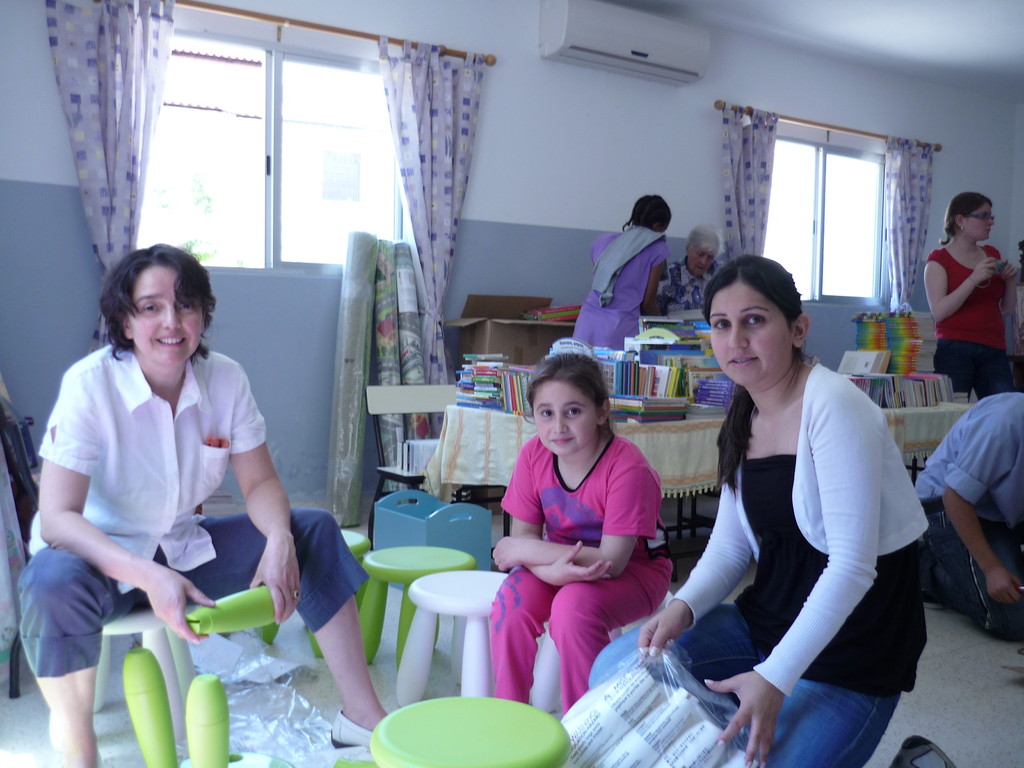 Les tabourets  sont déballés