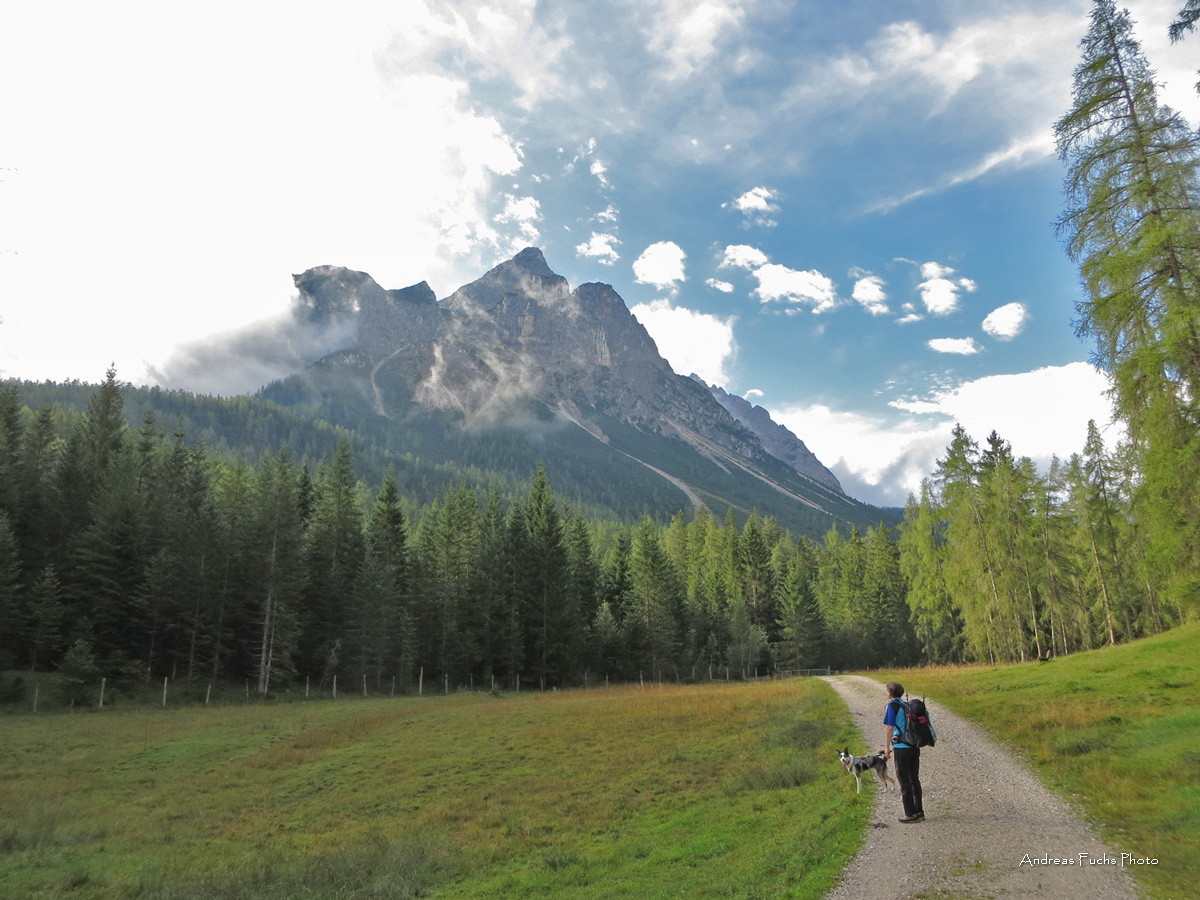 Auf dem Weg zur Sonnespitze/Biberwierer Scharte