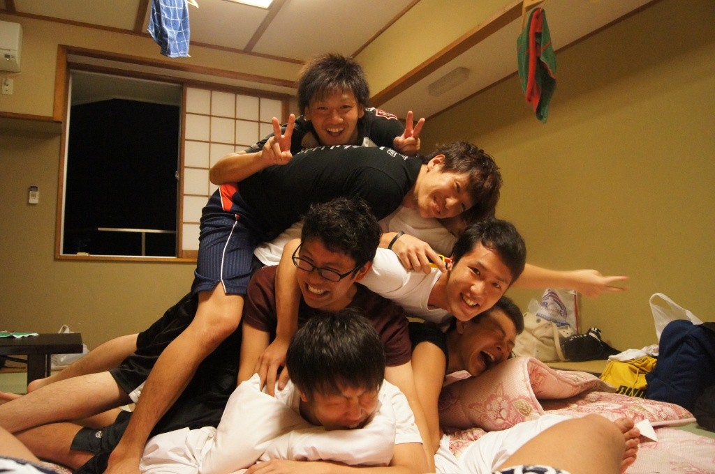 学年の枠を超えて寮生はみんな仲良しです 