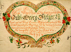 Kostbarkeit aus dem auslaufenden 18. Jahrhundert - die Examen- oder Osterschriften