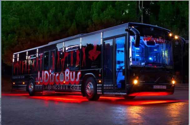 mega bus discoteca Sevilla