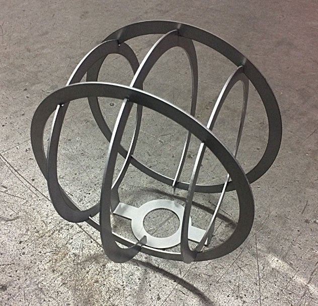 Découpe laser d'un abat jour