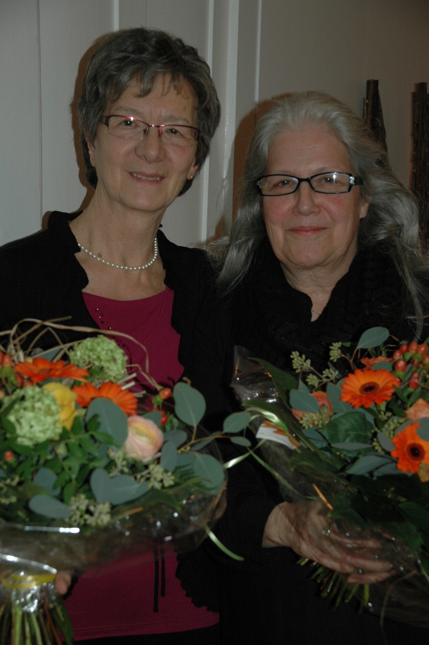 SCV Veteraninnen 35 Jahre, Elisabeth Stiefel u. Margrit Hanselmann