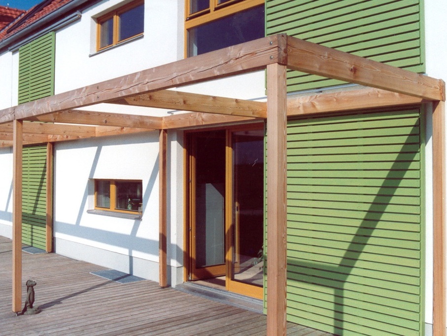 Schiebeläden schaffen Atmosphäre