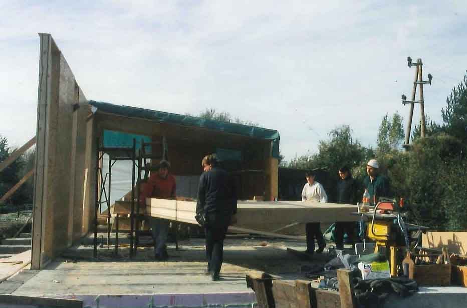 einfache Montage der Tafelelemente