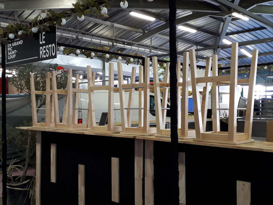 Préparation stand - Décor Zé Âme