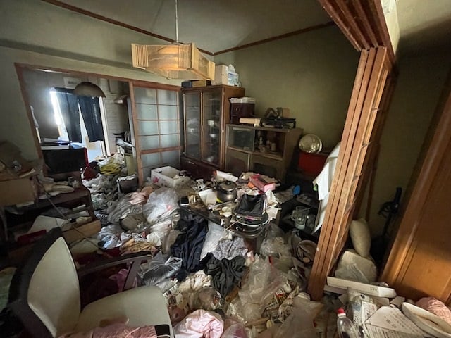 施設入居に伴う部屋の片づけ