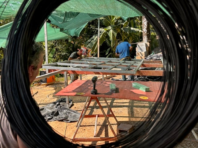 December 2023 - the entrance gate is being created