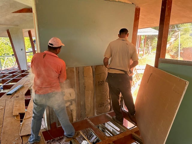 November 2023 - the final insulation is fitted: leave no room for insects