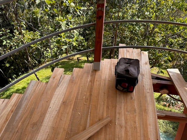 December 2023 - the teak floor will look amazing