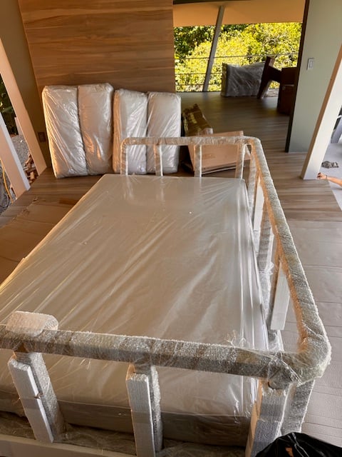 January 2024 - pool lounge almost ready