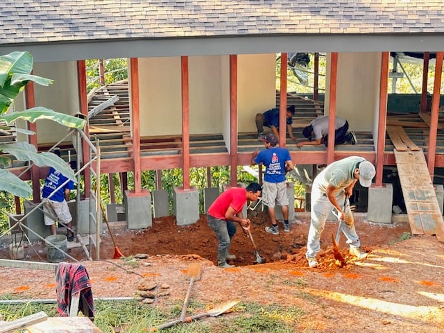 December 2023 - in addition to the painting work, the access path is being created