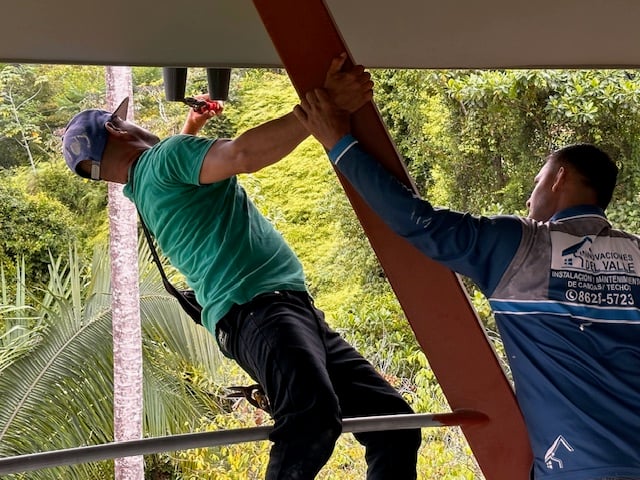 December 2023 - water drains of the rain gutters are fine-tuned