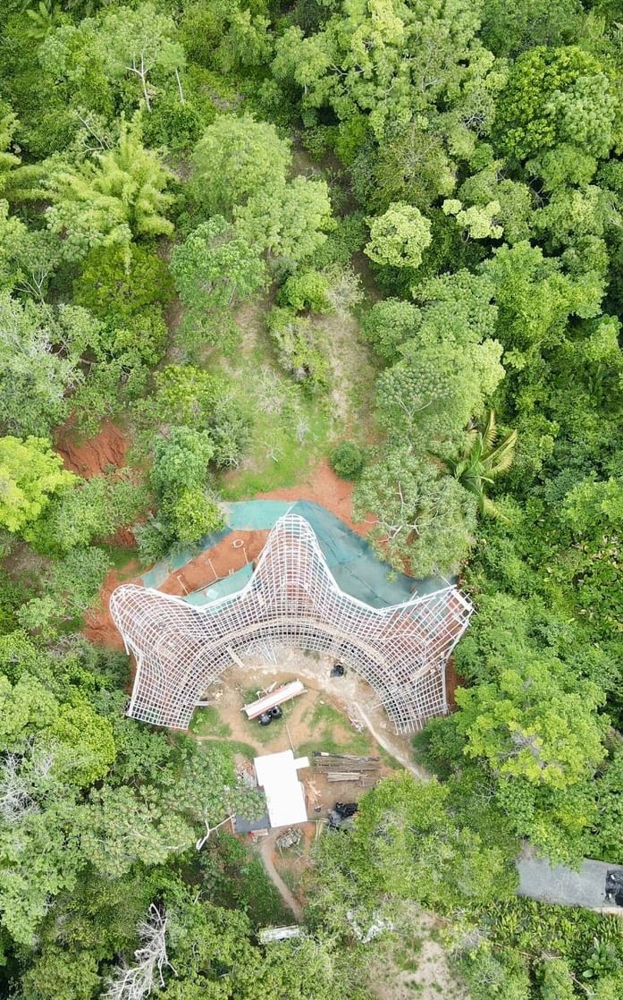 June 2023 - Inspection day; our architect Fred took a bird's eye view with his drone  
