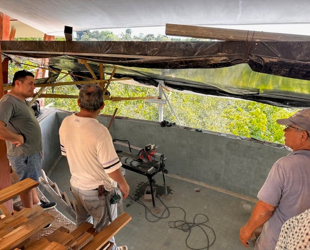 December 2023 - assessment of detailed work on the pool edge