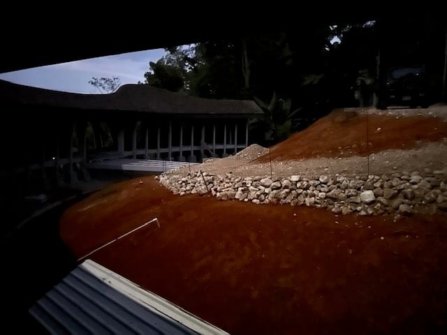 February 2024 - the access road was paved the day before