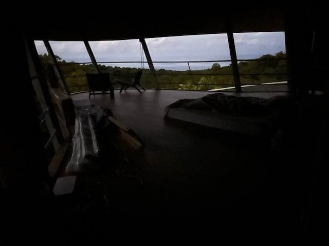 February 2024 - first night in the house, slept like a sloth!