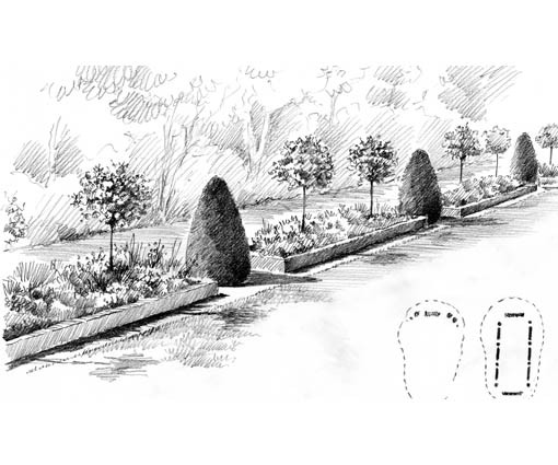 Extrait Carnet de détails - Projet paysager
