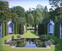   " The Blue Seats"  Original Composition 20"x 24"