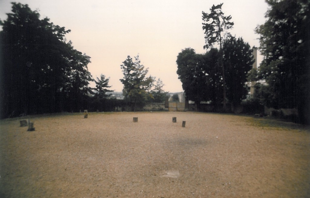 Ecole Notre Dame terrain bord Seine avant construction 1988 - 1989